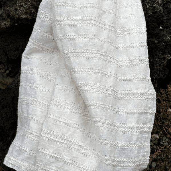 Close up of soft cotton fabric.